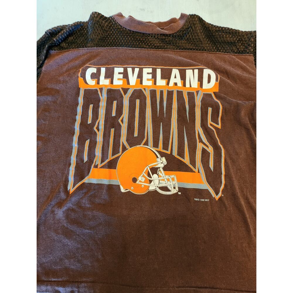 VTG Cleveland Browns Football Shirt SZ XL 90s NFL Sportswear - Picture 3 of 10